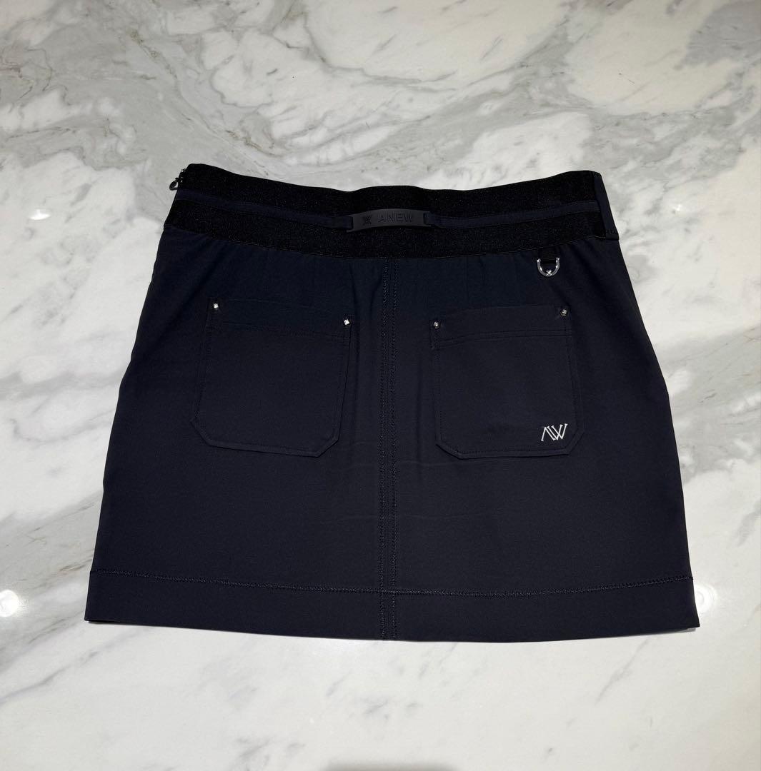 【ANEW GOLF】レディース タイトスカート スタッズ 黒 Sサイズ