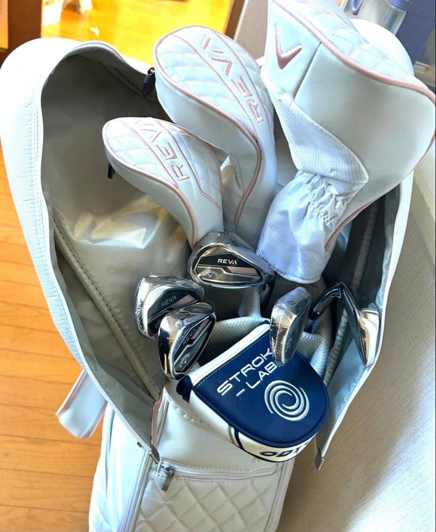 【新品】Callaway REVA レディースクラブセット　ホワイト