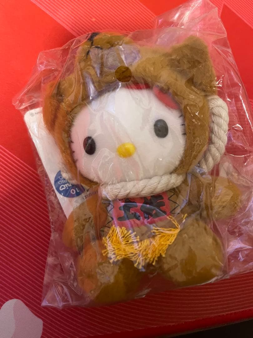 ハローキティ　ご当地ぬいぐるみ　高知限定　土佐犬バージョン　未開封　タグ付き