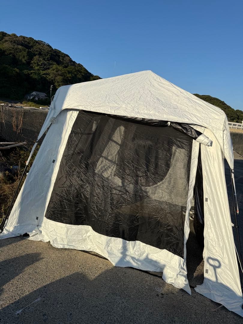 BLACK DOG大型折りたたみキャンプテント定価127600円 5分で組み立て
