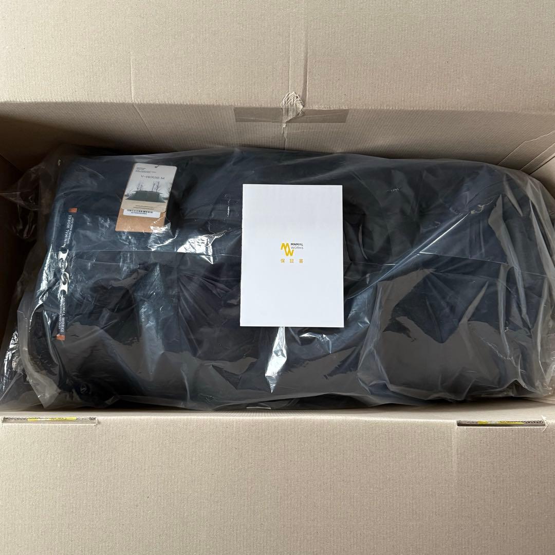 黒新品57%of MINIMAL WORKS Vハウス テント M ブラック