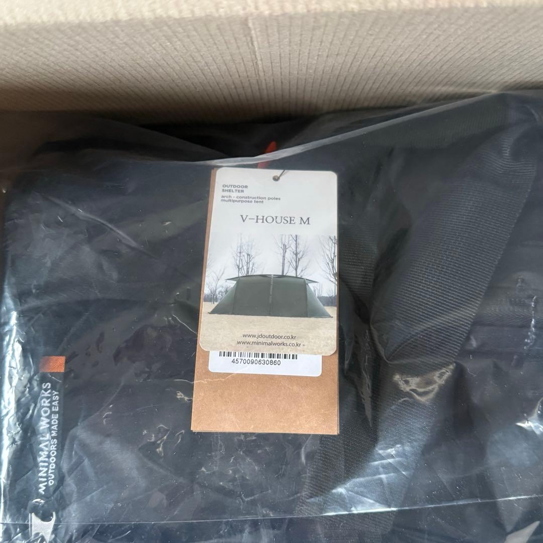 黒新品57%of MINIMAL WORKS Vハウス テント M ブラック
