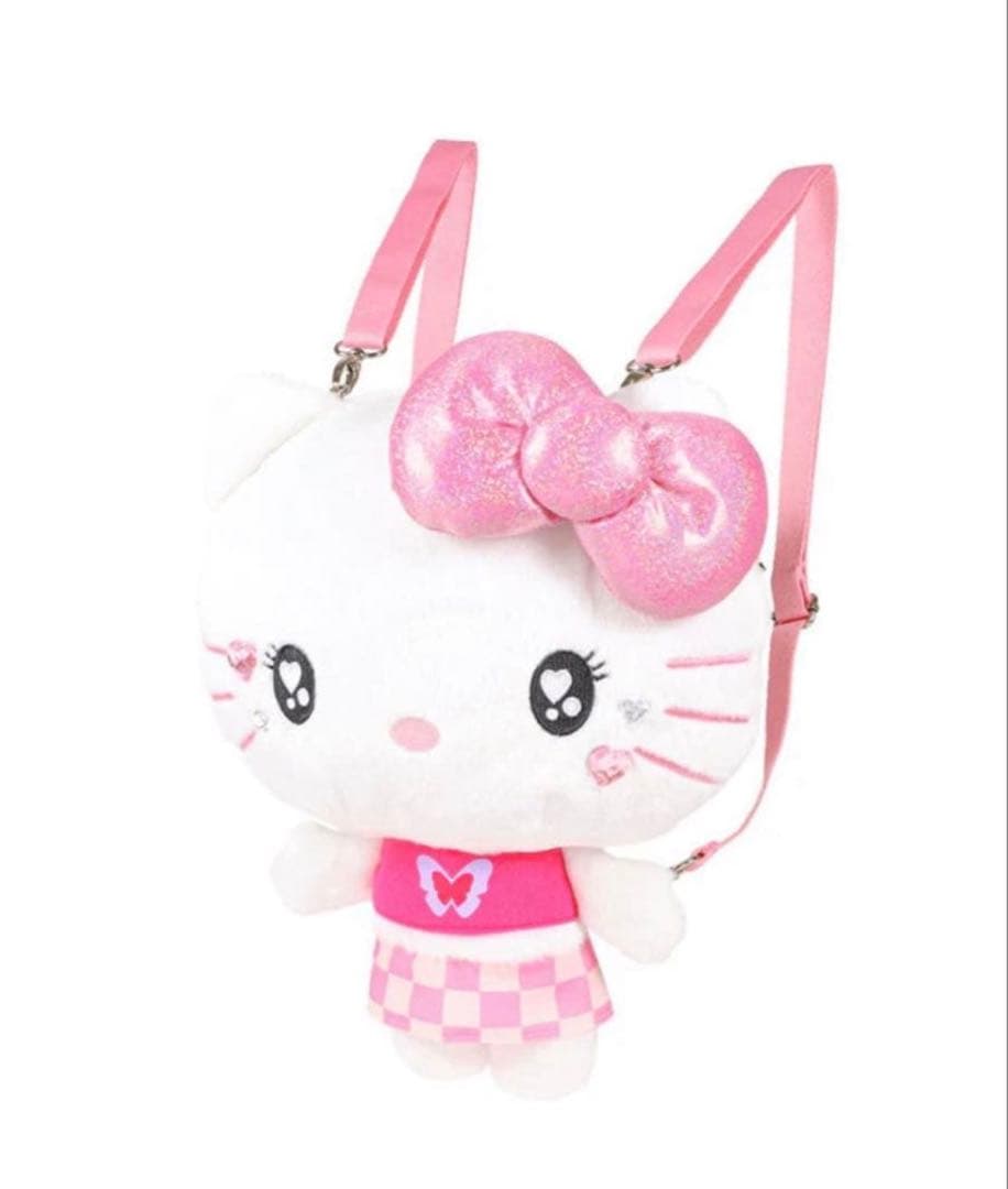 ハローキティぬいぐるみ リュック ショルダーバッグ usj ギャル y2k