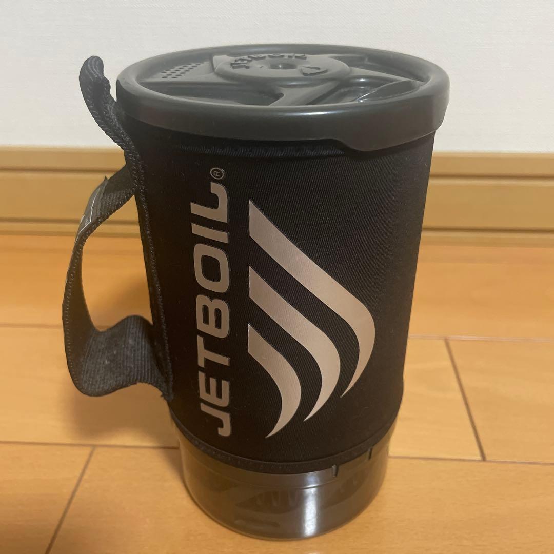 【美品】ジェットボイル　フラッシュ　ブラック　専用ガスカートリッジ2本付き