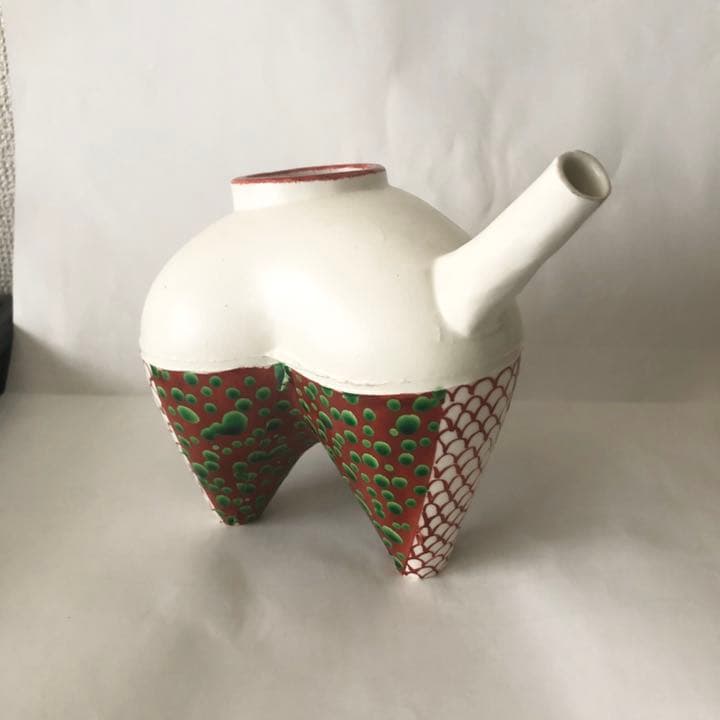 赤絵水注