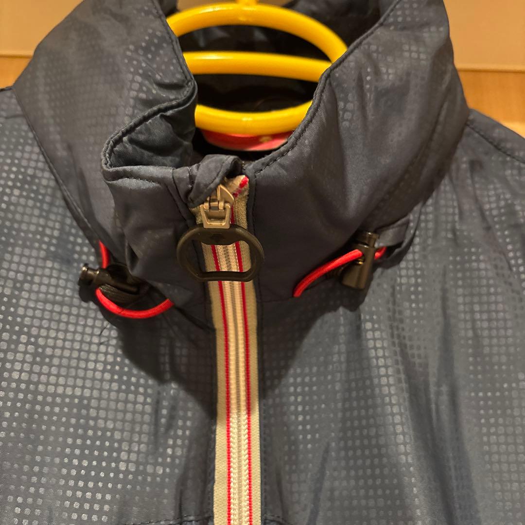 美品 DES￼CENTE ネイビー ウォームウインドブレーカー上下セットアップL