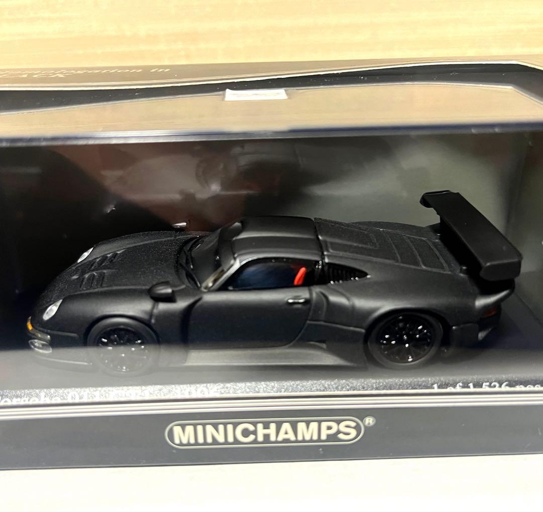 ミニチャンプス 京商 1/43 ポルシェ 911 GT1 1996