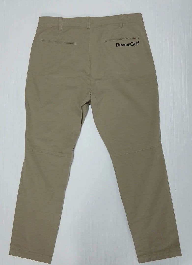 BEAMS GOLF ウエストアジャスタブルボタン付 ストレッチ チノ XL