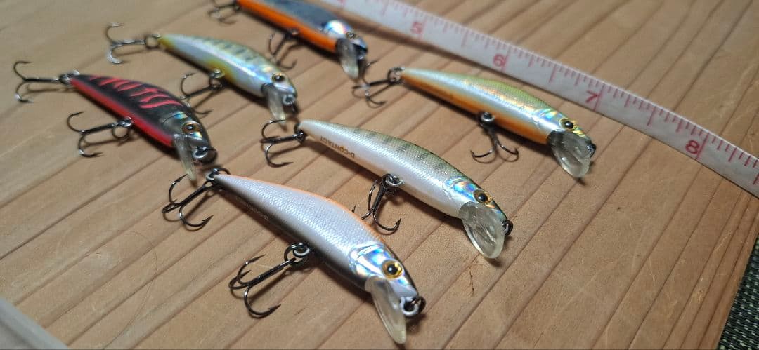 SMITHDコンミノー ルアー 6個セット+その他リュウキ。