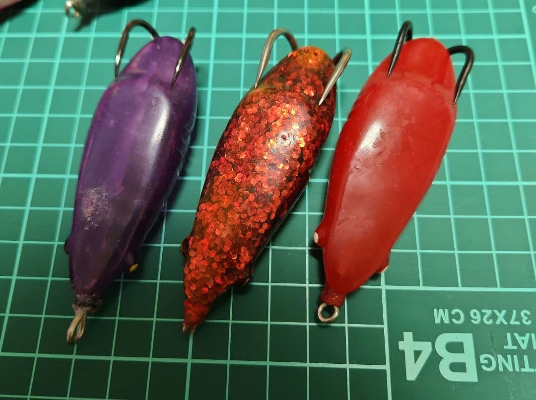 ハネクラ　マッスルベイト他　フロッグ10個セット　雷魚　ライギョ