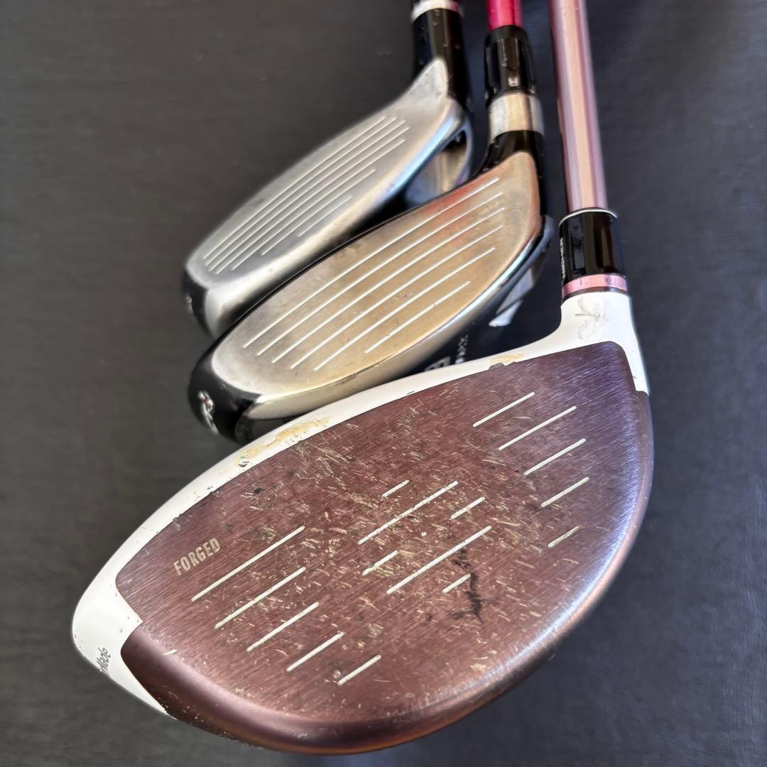 初心者向けレディースゴルフクラブセットTaylorMadeバーナーR9グローレ