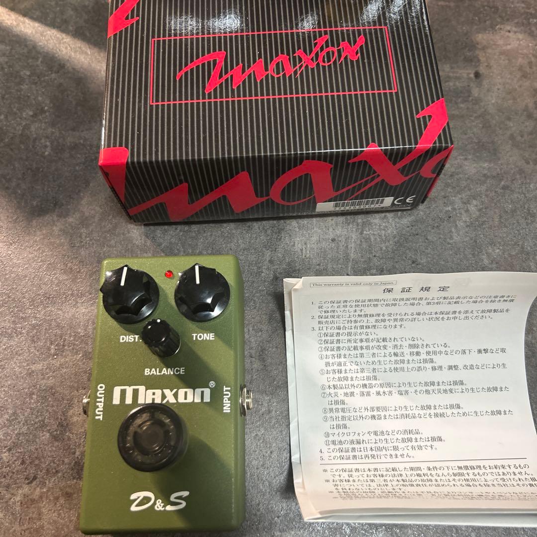 【MAXON】D&S （DISTORTION & SUSTAINER）