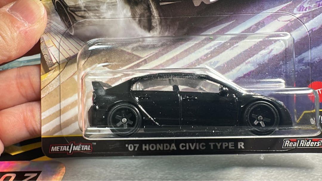 2品セットチェイス日産GT-R R34 ホイールエラー品とシビック07 タイプR
