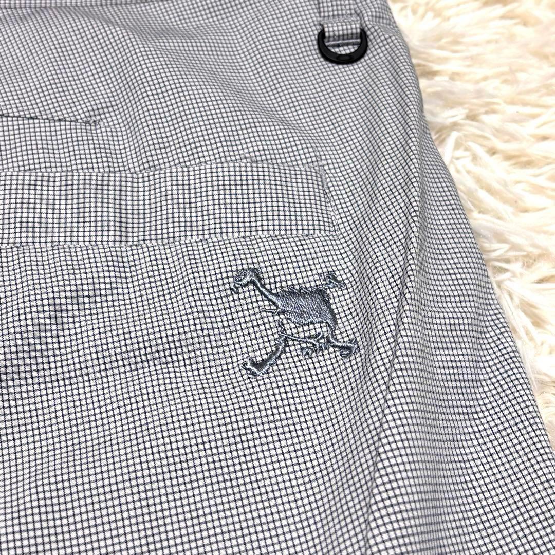 【新品】オークリー ゴルフパンツ 立体裁断 接触冷感 グレー スカル W36
