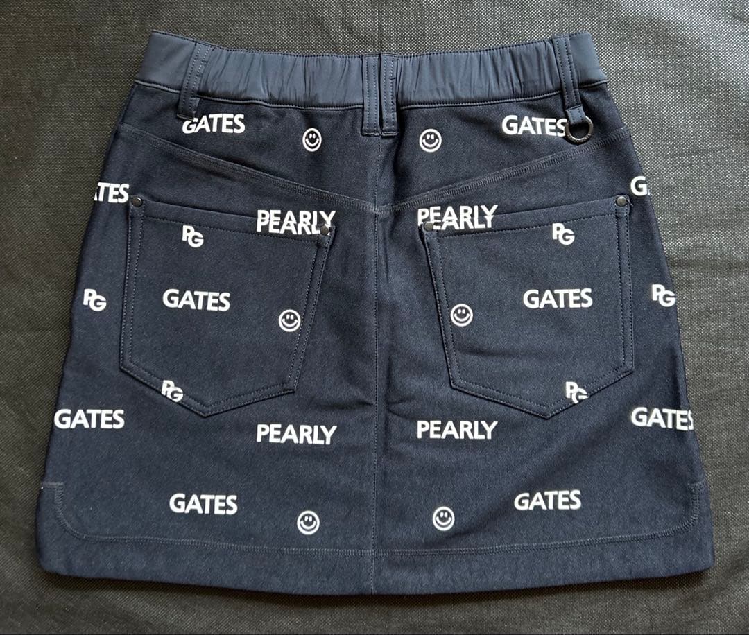 PEARLY GATES/パーリーゲイツ PGニコちゃんロゴ スカート 0