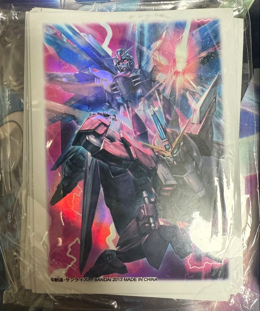 オフィシャルスリーブ フリーダムガンダム＆ジャスティスガンダム (使用済み)