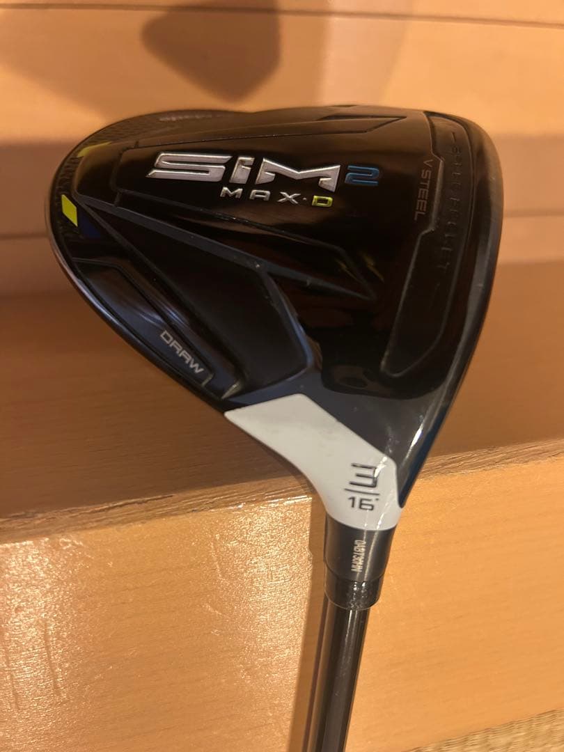 テーラーメイド　SIM2 MAX D 3W R フェアウェイウッド 純正カバー付
