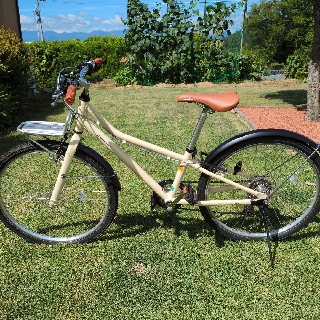 子供用自転車24インチassonアイボリーkhodaabloomコーダブルーム