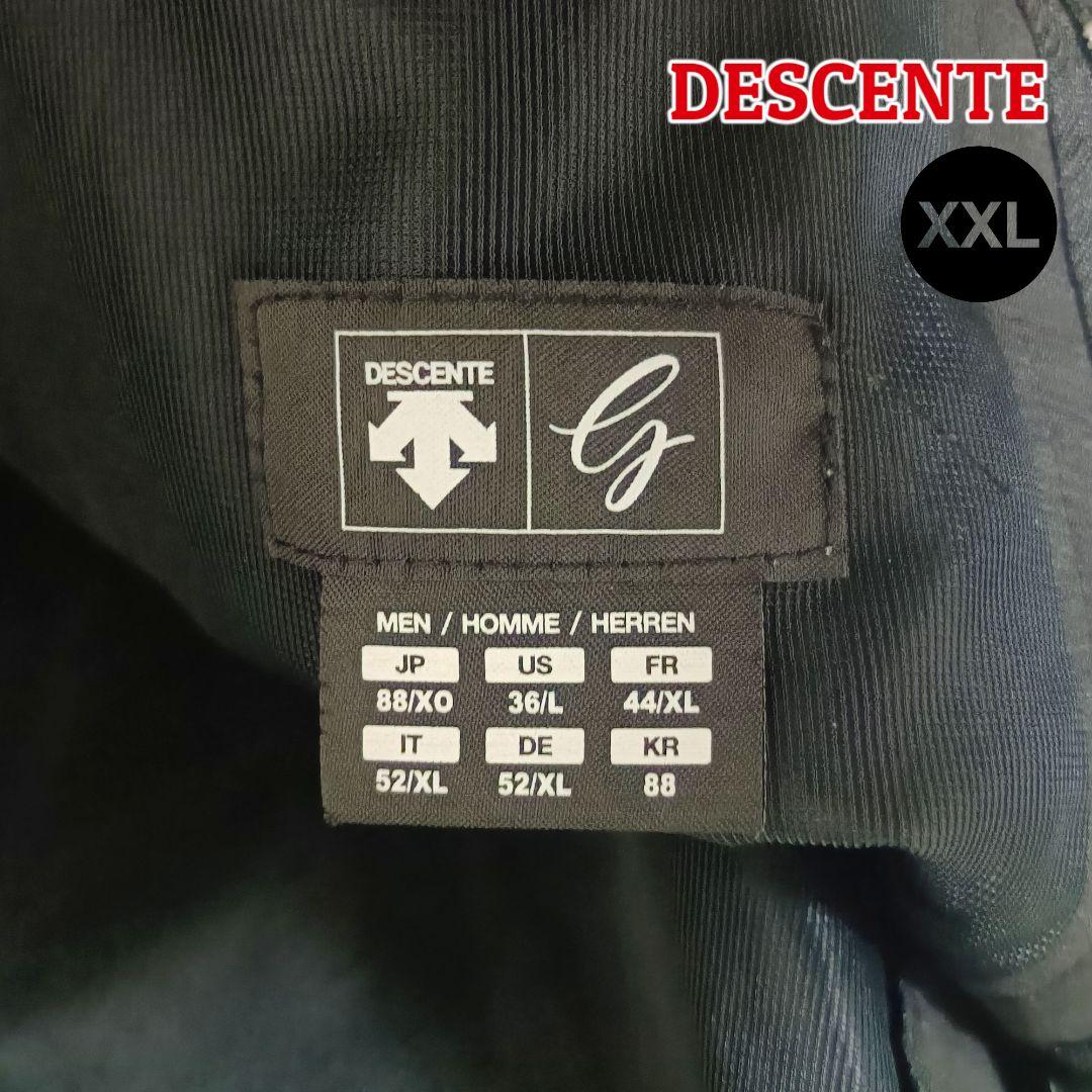 【大人の後ろ姿】DESCENTEデサント パンツ XXL ブラック メンズゴルフ