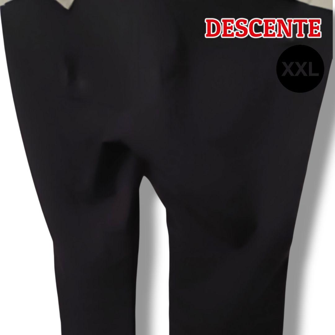 【大人の後ろ姿】DESCENTEデサント パンツ XXL ブラック メンズゴルフ