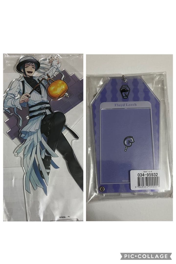 ツイステ フロイド ビッグアクスタ カード収納キーホルダー