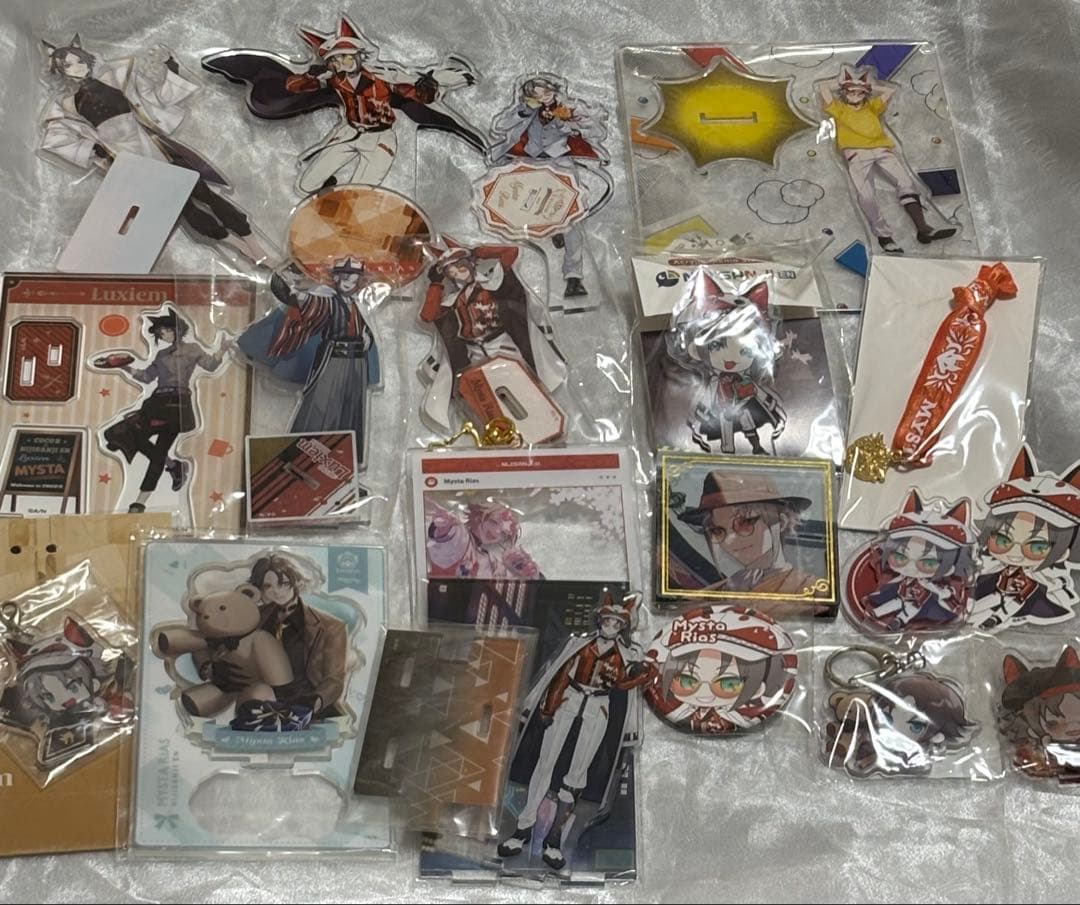 ミスタリアス 缶バッジ アクスタ チェキ風カード