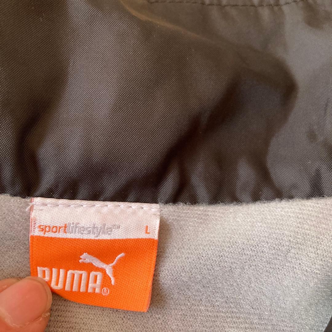 PUMA プーマ　ブラック ジャージ　上下セット Lサイズ