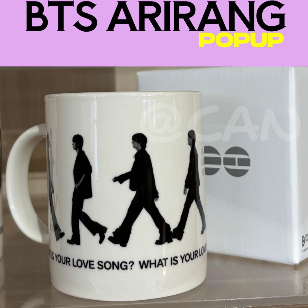 BTS マグカップ　黒　アリラン　POPUP バンタン B074