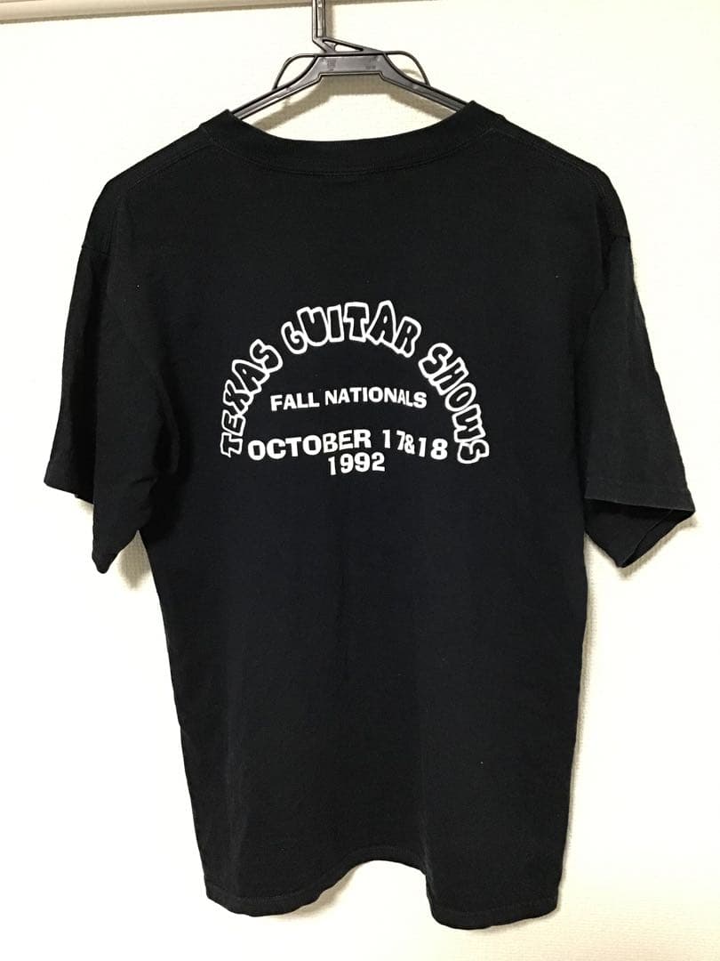 90s ヴィンテージ Tシャツ 1992年 テキサスギターショー Ｍ黒