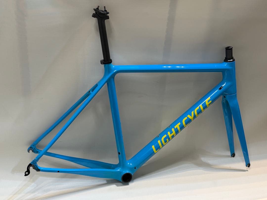 訳ありジャンク品 LIGHTCYCLE 軽量カーボンロードバイクフレーム