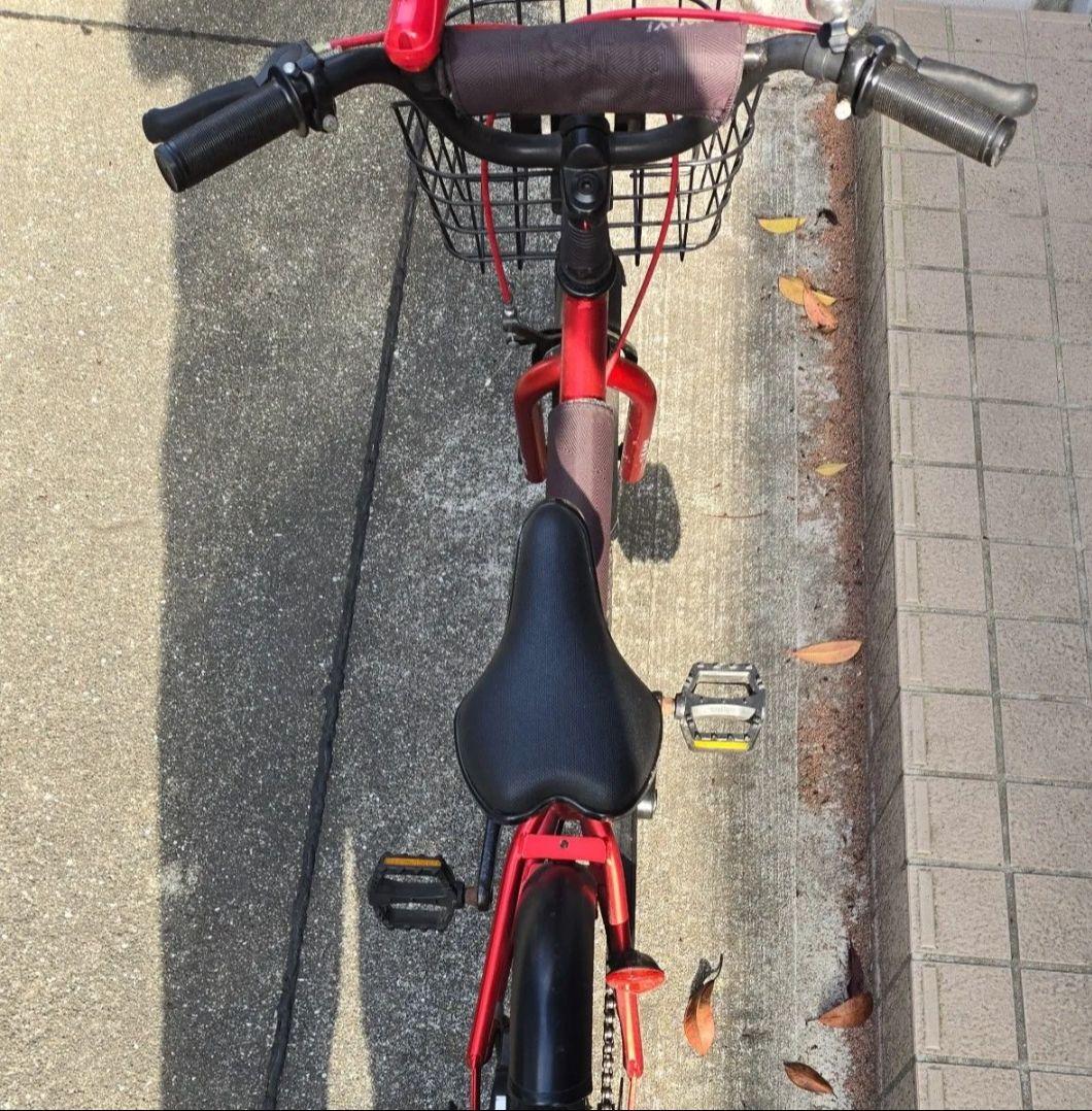 子供用 自転車　アサヒ　16インチ　赤　レッド　補助輪有り　 直接引取り　鹿児島