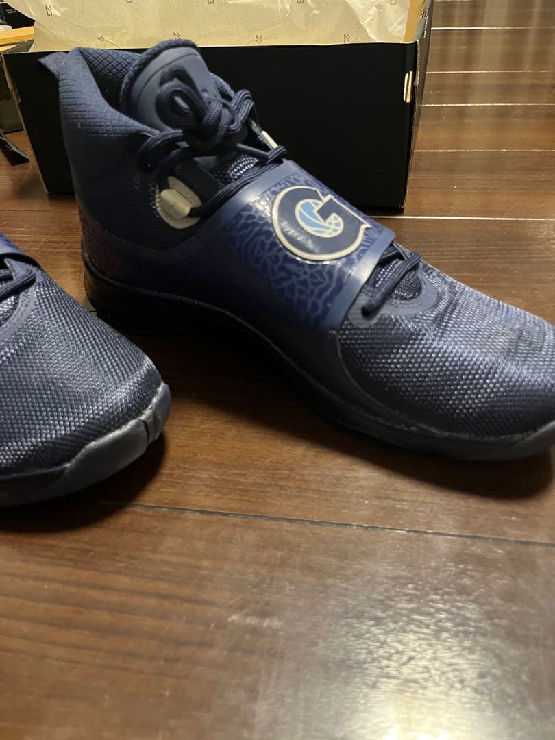 【新品カスタム】Jordan バスケットボールシューズ ネイビー