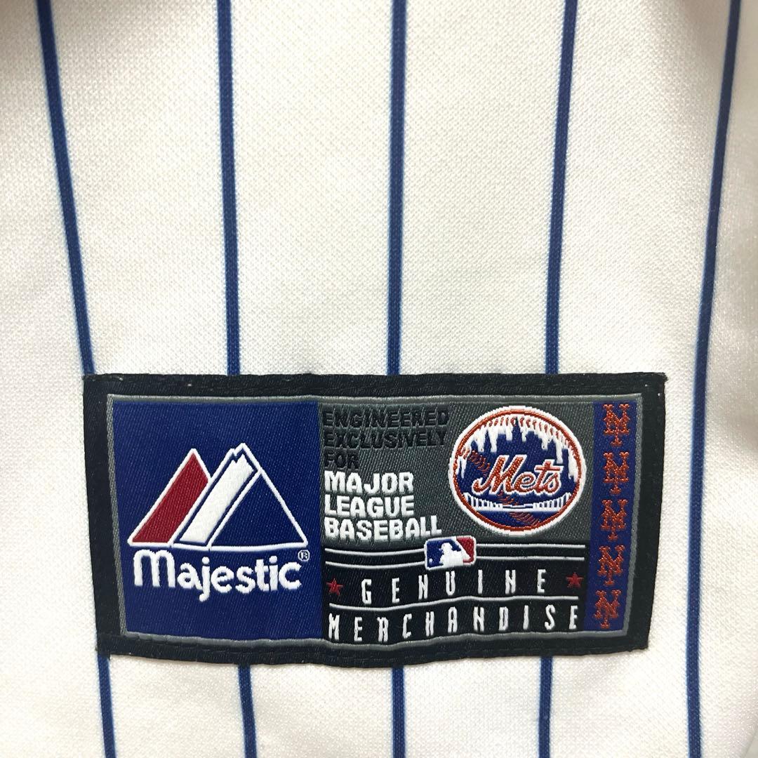 マジェスティック デビッドライト メッツ ユニフォーム ベースボールシャツ XL