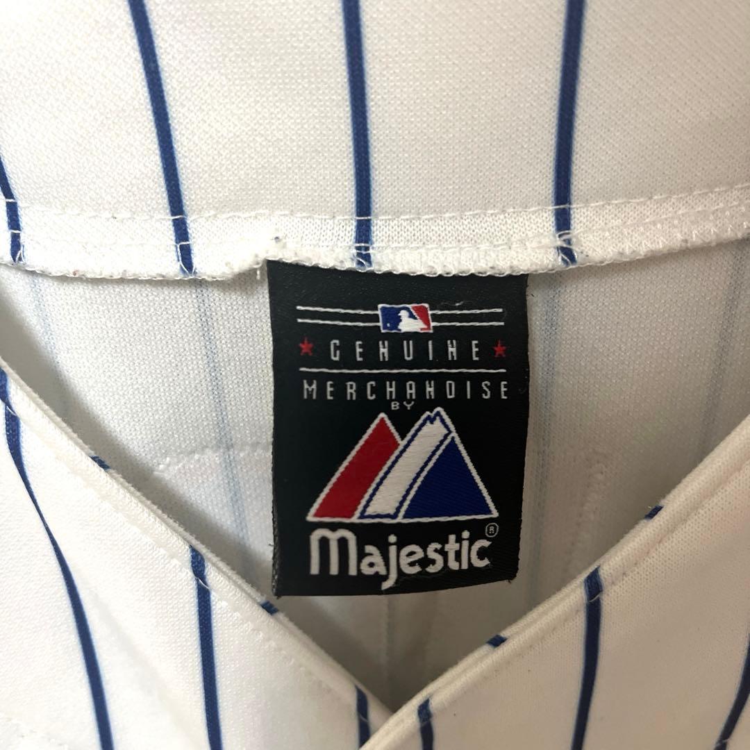 マジェスティック デビッドライト メッツ ユニフォーム ベースボールシャツ XL