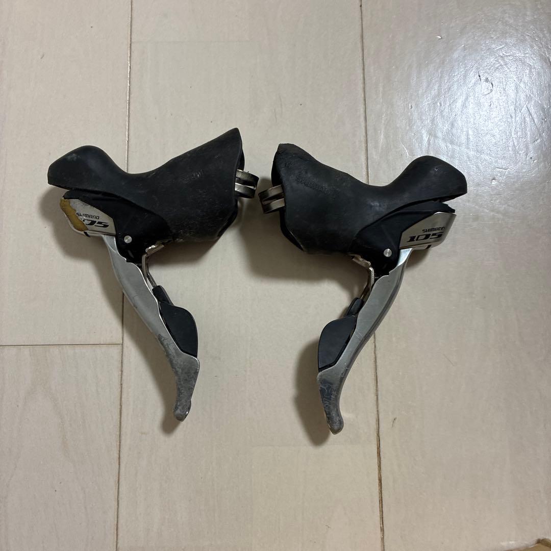 Shimano 105 コンポーネントセット　シフトレバーも追加