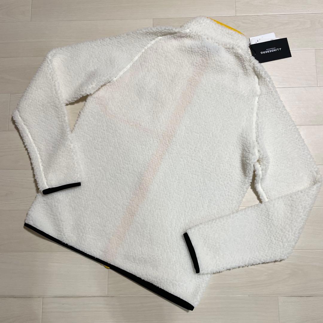 専用 J.LINDEBERG ボア ダブルジップ ミッドレイヤー ブルゾン 秋冬