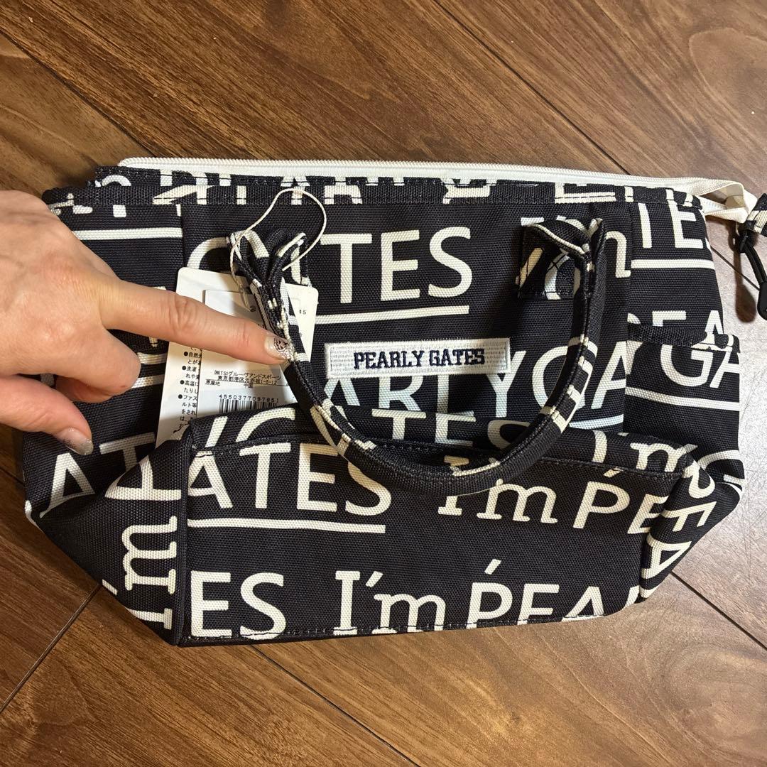 『新品未使用』PEARLY GATES ロゴプリント カートバッグ