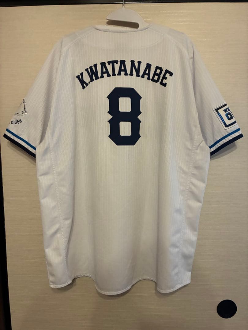 埼玉西武ライオンズ　レプリカユニフォーム　渡辺健人 8　XL　ファナティクス