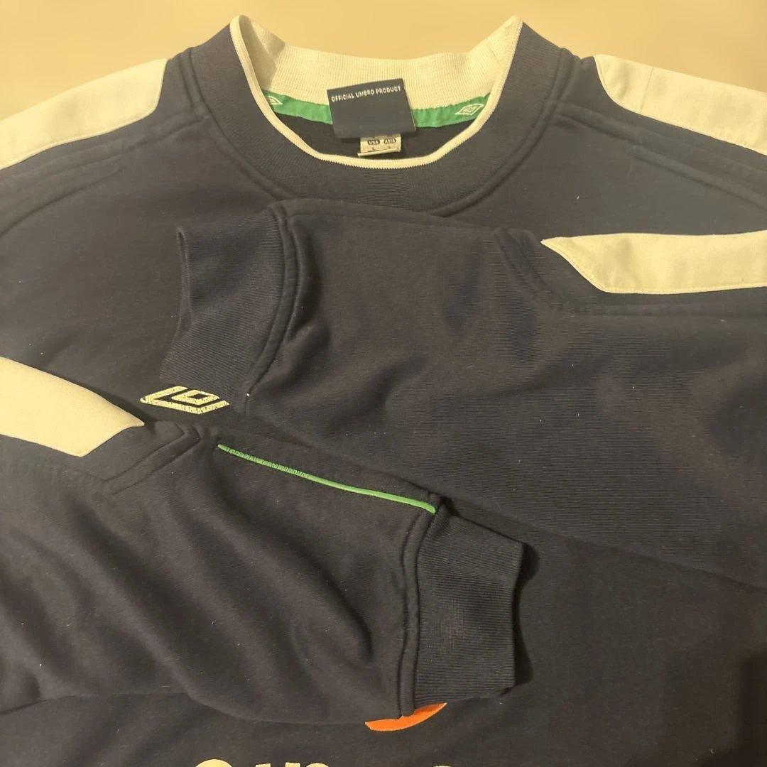 Umbro ネイビー ジャージ Lサイズ　アイルランド　スウェット