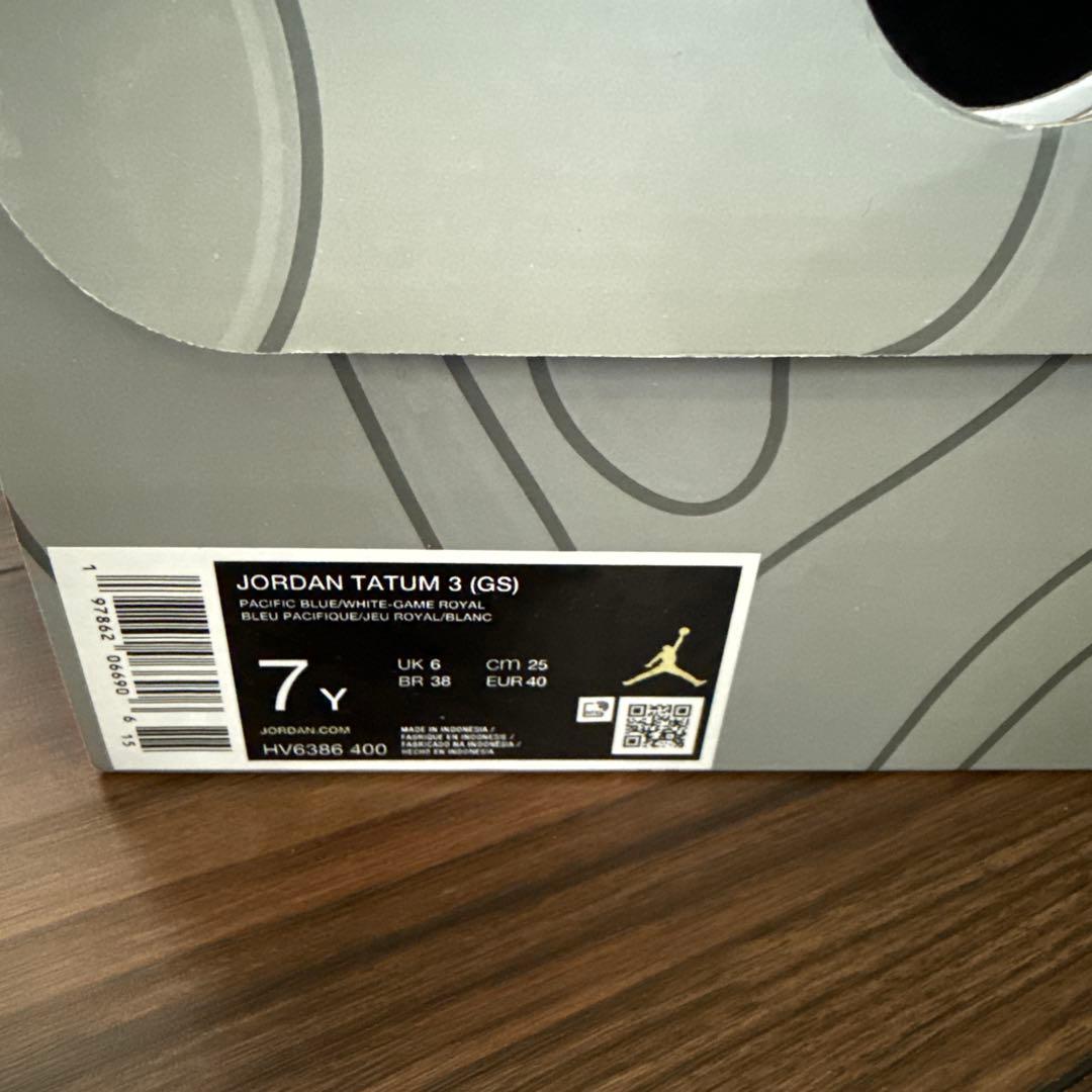 お値下げ　美品⭐︎NIKEジョーダン テイタム3 PFバスケシューズ 25.0