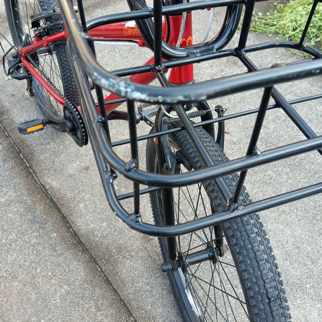 ヨツバサイクル 子供用自転車 赤 24インチ (引取希望)