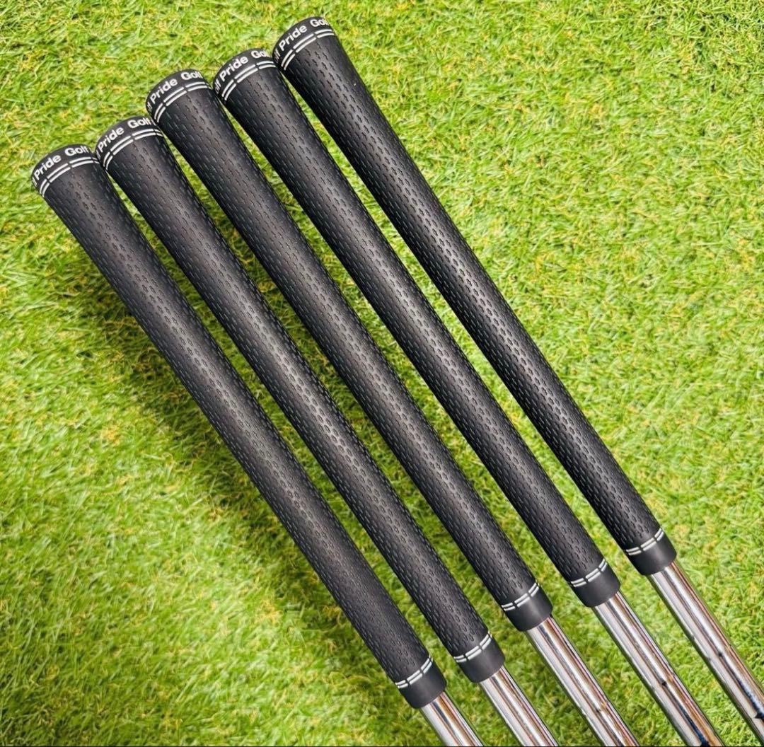 ［良品］PING ピン g425 黒ドット メンズアイアン5本セット スチールS