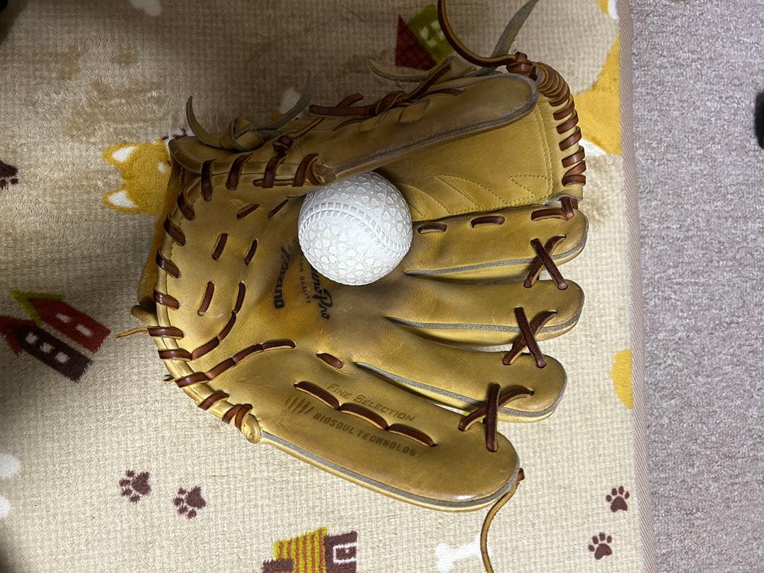 Mizuno Pro 軟式グローブと手袋セット