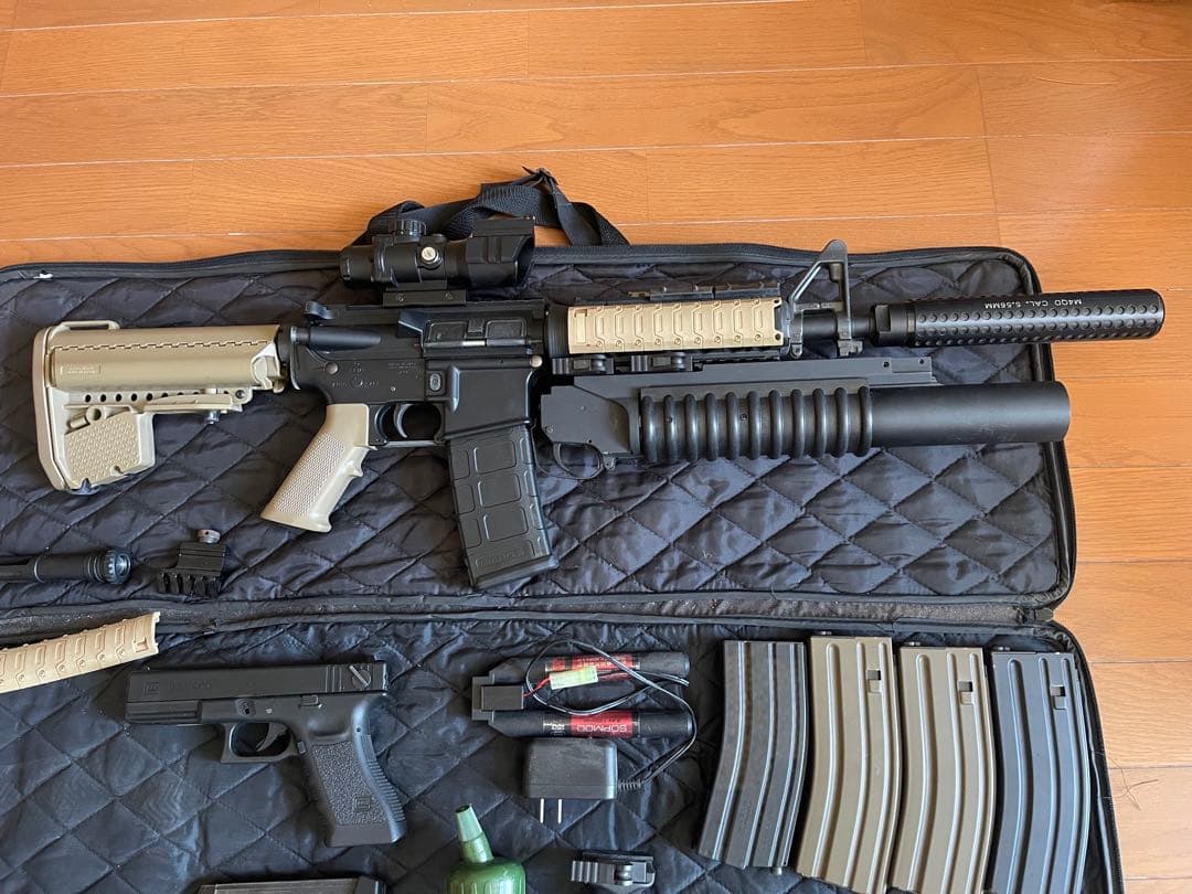 さらに値下げ！東京マルイ CQB-R 次世代電動ガン+グロック18C ガスブロ