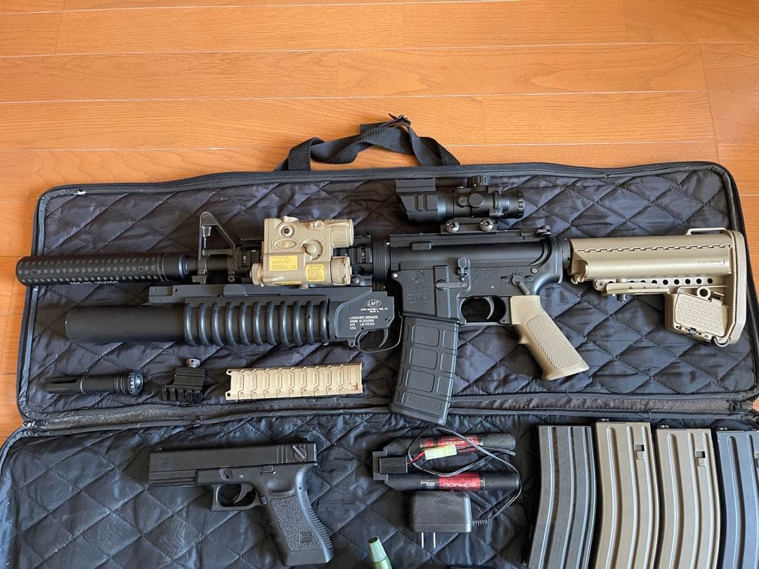 さらに値下げ！東京マルイ CQB-R 次世代電動ガン+グロック18C ガスブロ
