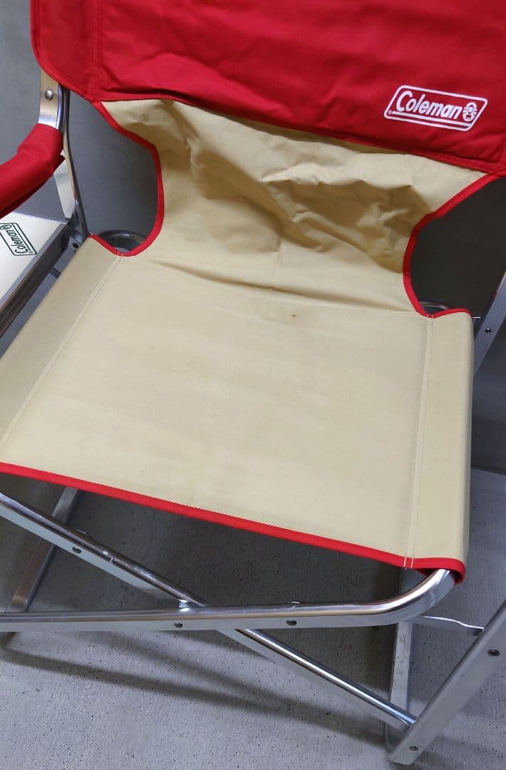 Coleman(コールマン)ニューキャプテンチェア サイドテーブル付 レトロ