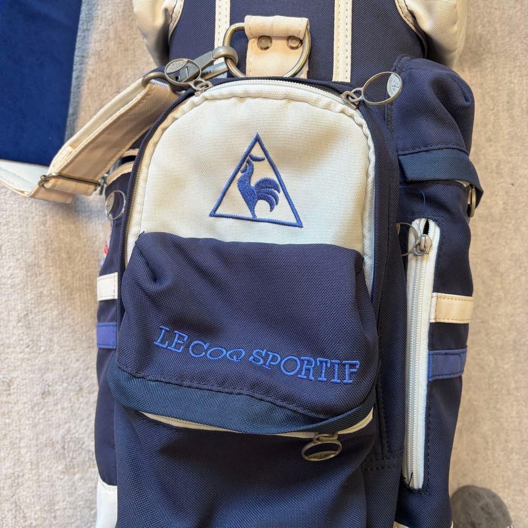 LE COQ SPORTIF ゴルフバッグ ネイビー　軽量　ルコック