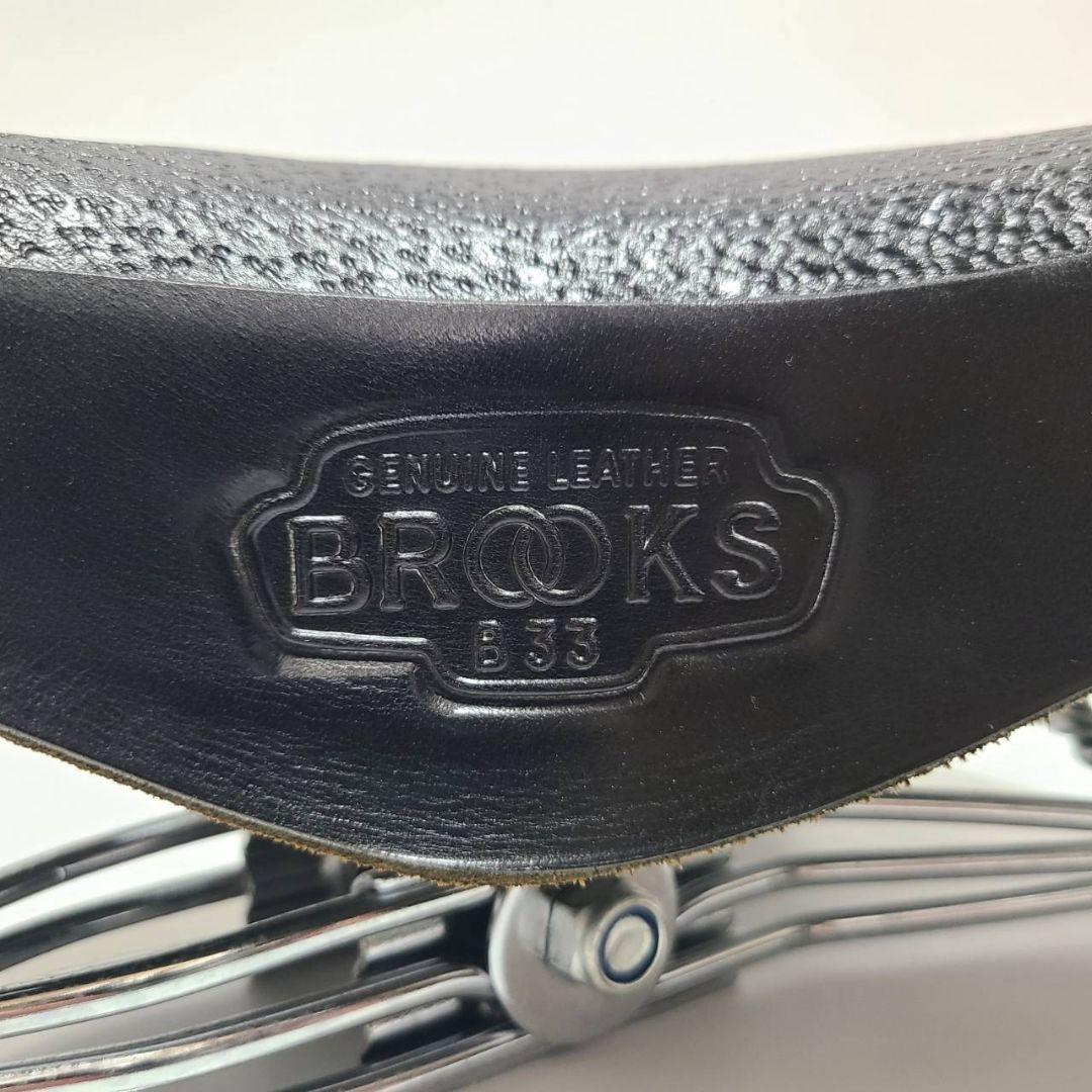 BROOKS ブルックス　レザー　サドル　【B-33】CHROME ブラック