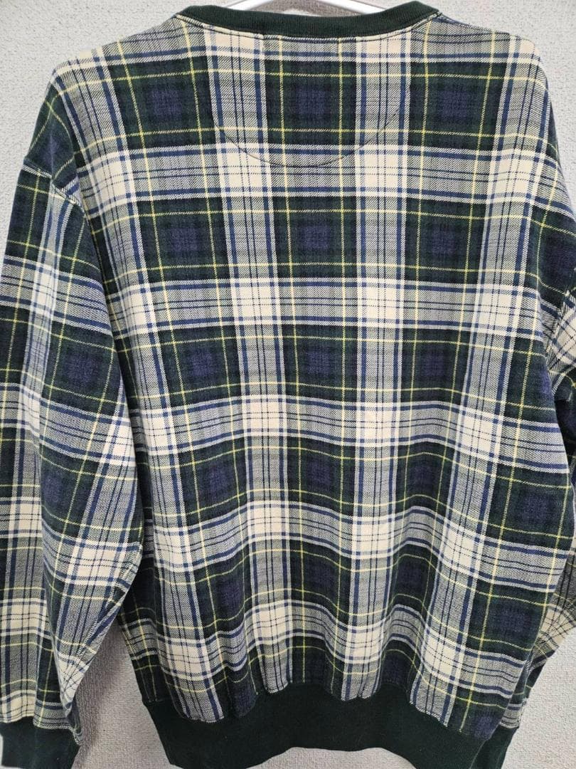 送料無料/超美品Polo Sport 大きいサイズ/チェック柄スウェットSサイズ