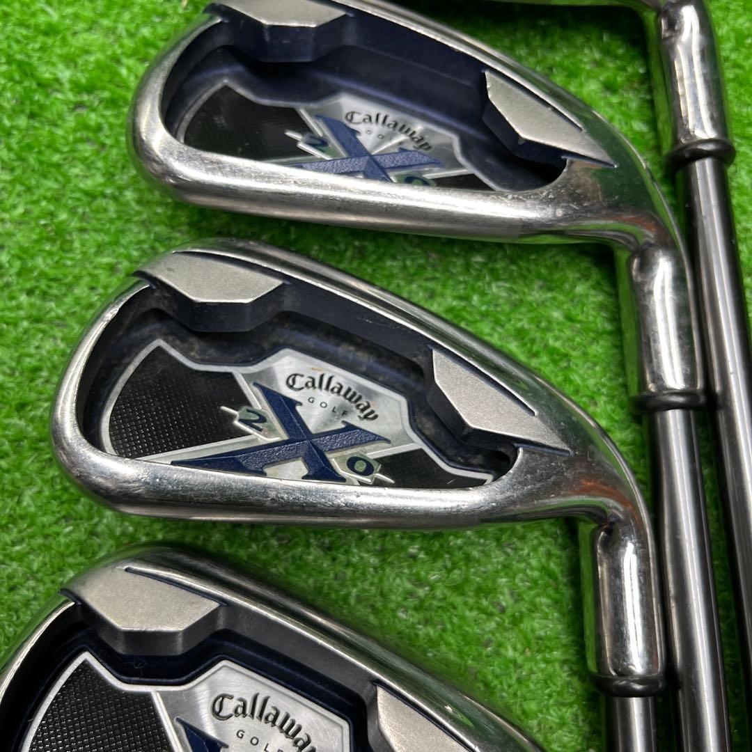 寶TIS-568 Callaway X20 #5-9.S アイアンセット SR